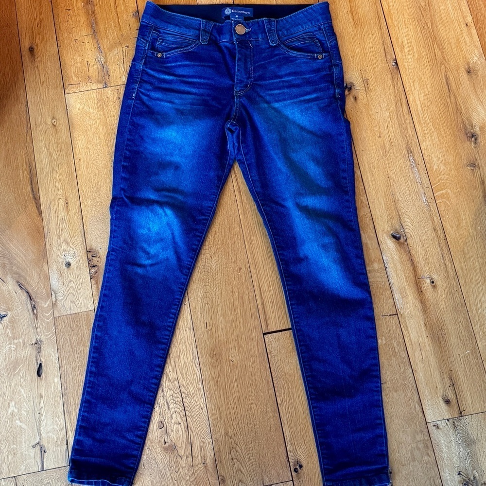 Democracy “Ab”solution blue jeggings woman’s size 8 - Picture 8 of 8